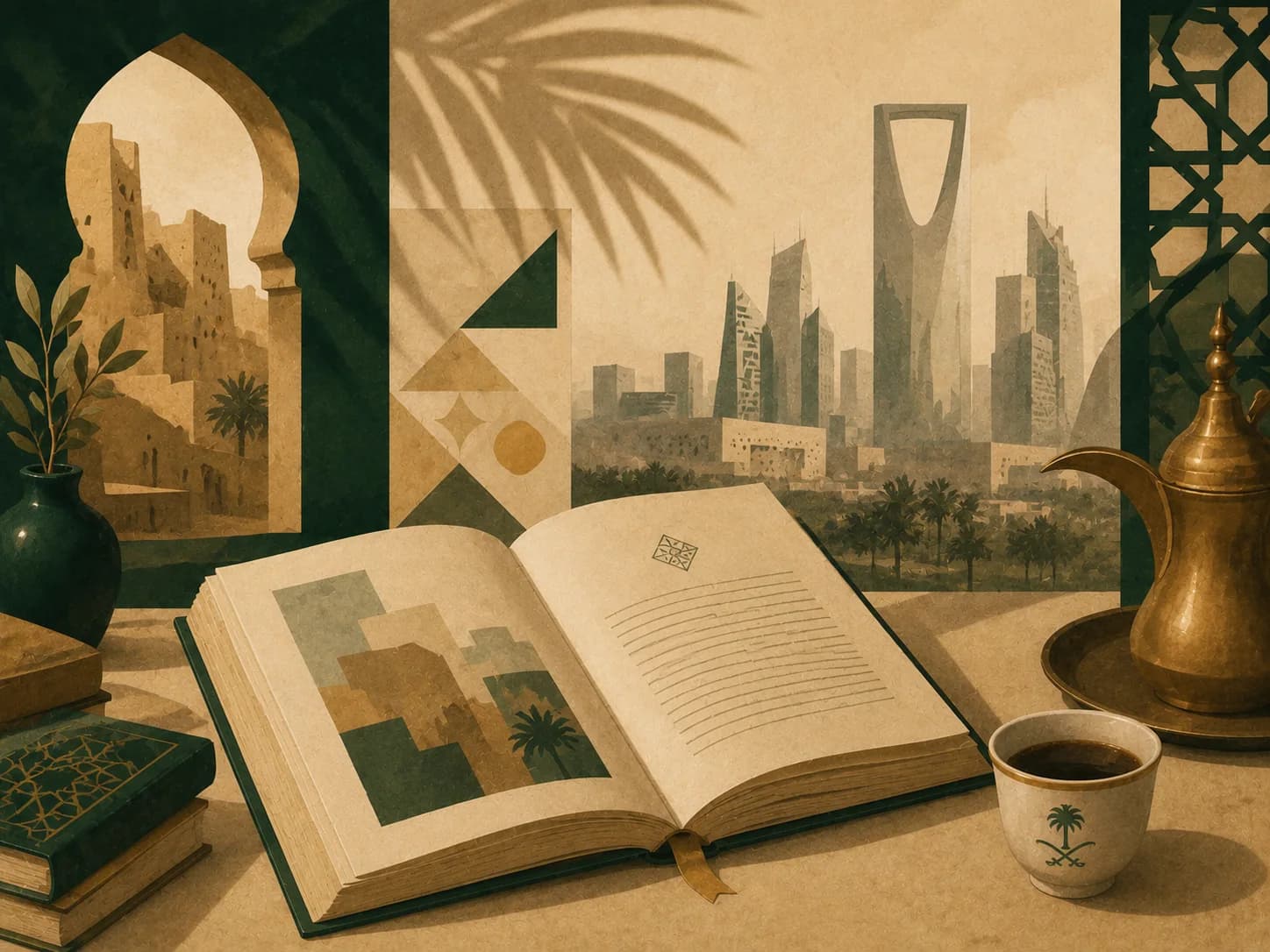 كتاب ومشهد لمدينة الرياض يعبران عن الثقافة اليومية